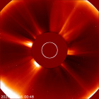 Latest LASCO C2 image of the Sun