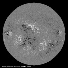 Latest SDO/HMI Magnetogram image of the Sun
