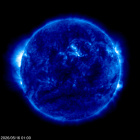 Click for time-lapse image of the sun